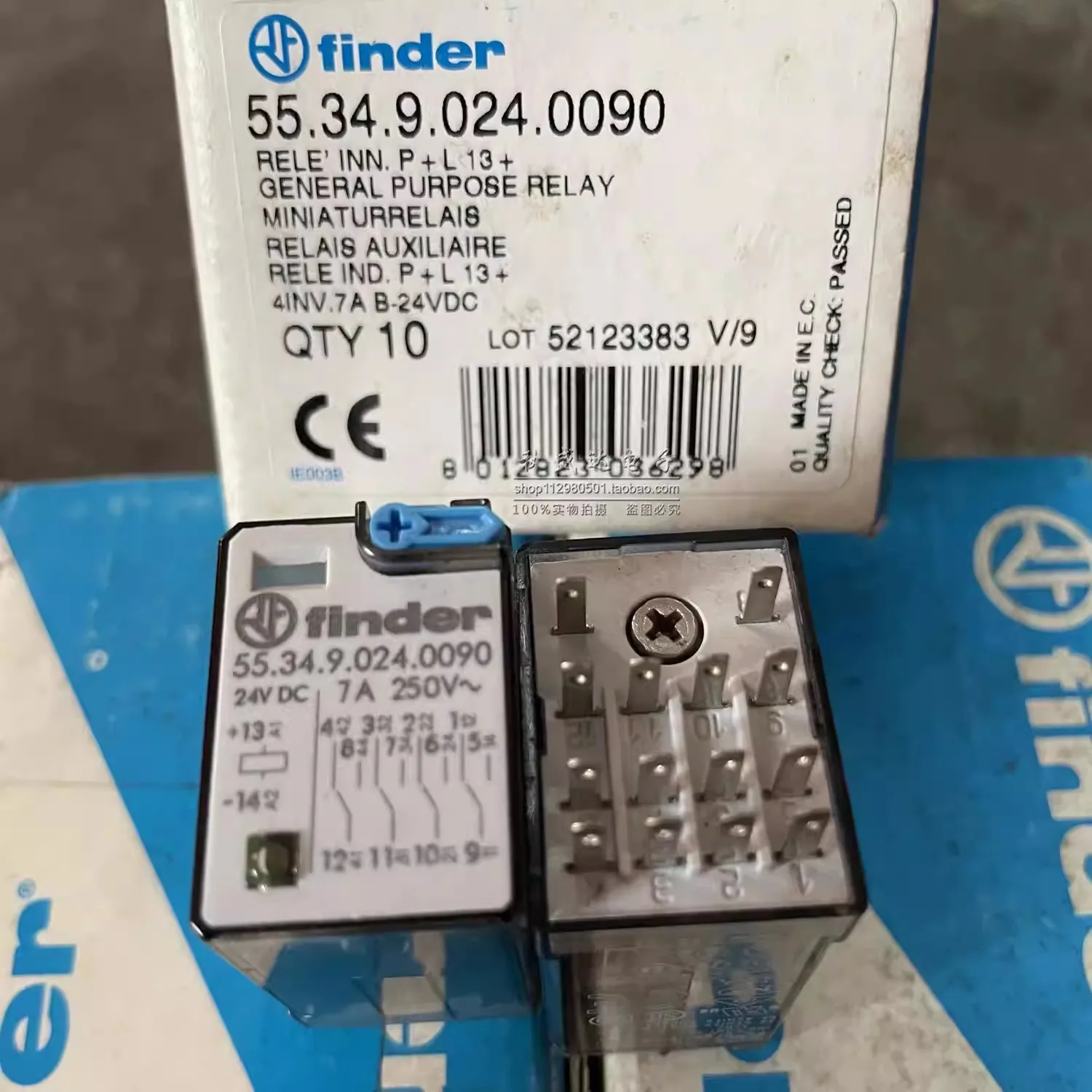 (1PCS)Brand New Original Intermediate Relay 55.34.9.024.0090 14-pin In Stock