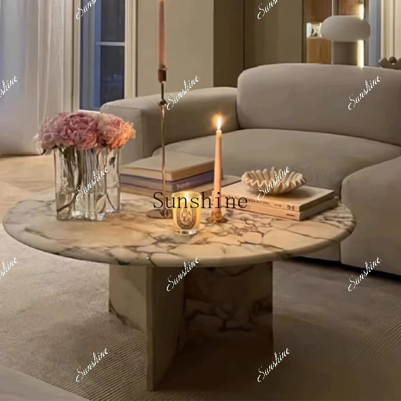 Light luxury edge several combination home living room modern Italian minimalist marble balcony  FT