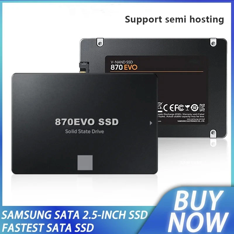 

870 EVO SATA III SSD Внешний жесткий диск Внутренний твердотельный накопитель Высокоскоростной внешний твердотельный накопитель для ПК