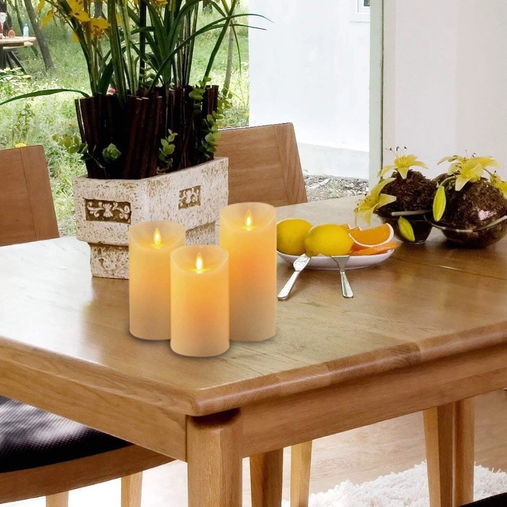 LED Electronic Candle Head With Remote Swing AAA Battery Suitable For Christmas Decoration LED Lights For Quick Delivery