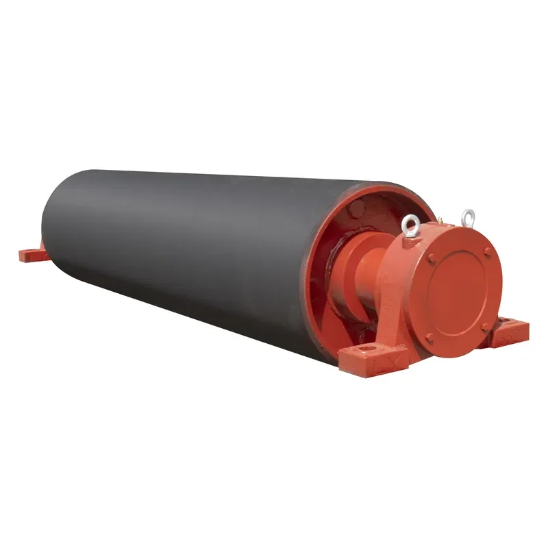 Motorized Drive Pulley Conveyor Belt Pulley with Ceramic Lagging
