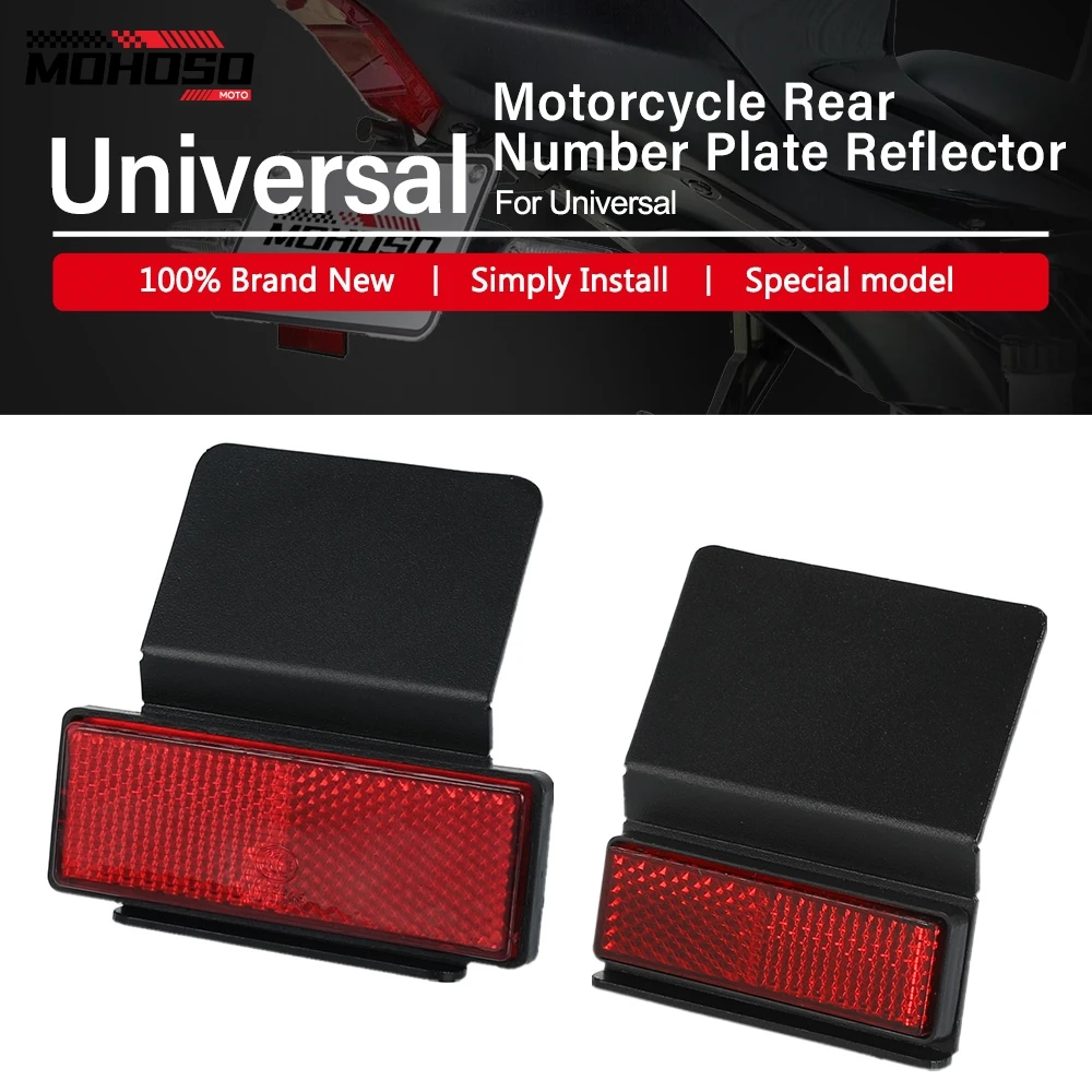 

Universal Motorcycle Rear License Plate Holder Tail Reflector For Honda CR CRF 125R 250R 250X 450X 250RX 450RX 450L 2002-2024