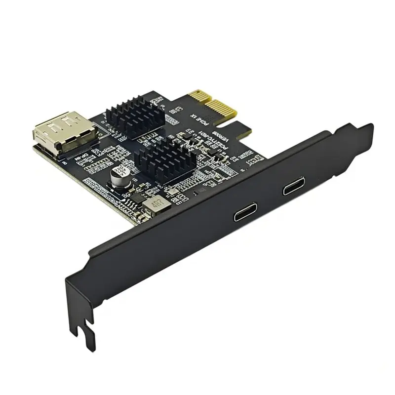 New Arrivals-PCI-E X1 To Type-C Expansion Card Video Adapter Converter