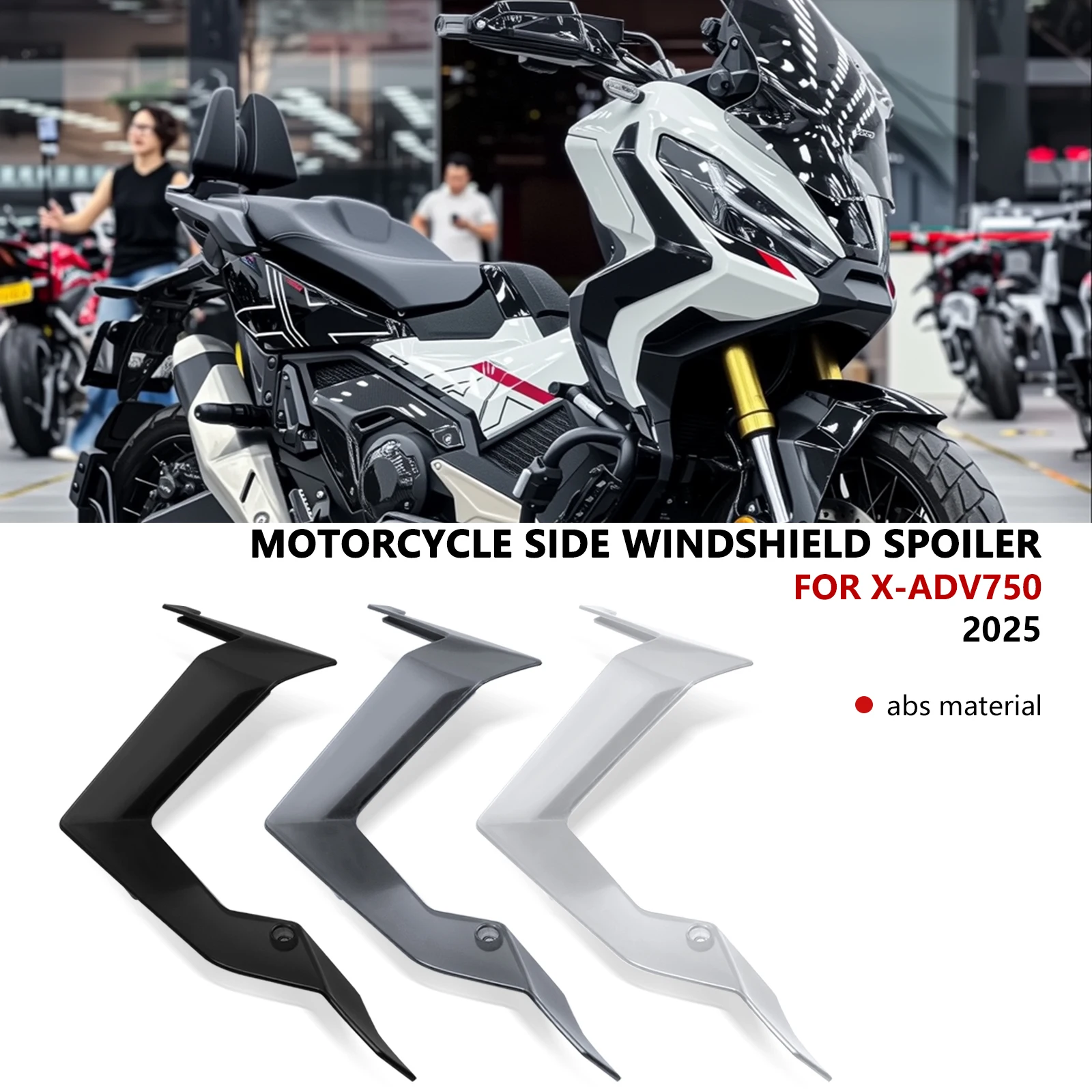 

For X-ADV 750 X ADV750 XADV 750 2025- New Motorcycle Accessories Side Air Deflectors Side Leg Fairing Decorate Wind Deflector