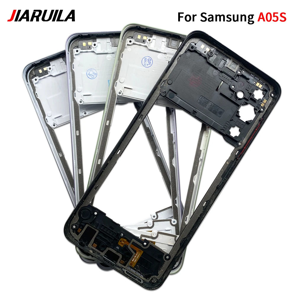 NEW Middle Plate Frame Front Bezel Housing Case Back Mid Plate Replacement Parts For Samsung A05 A05S A15 4G 5G A155F A156B image 4