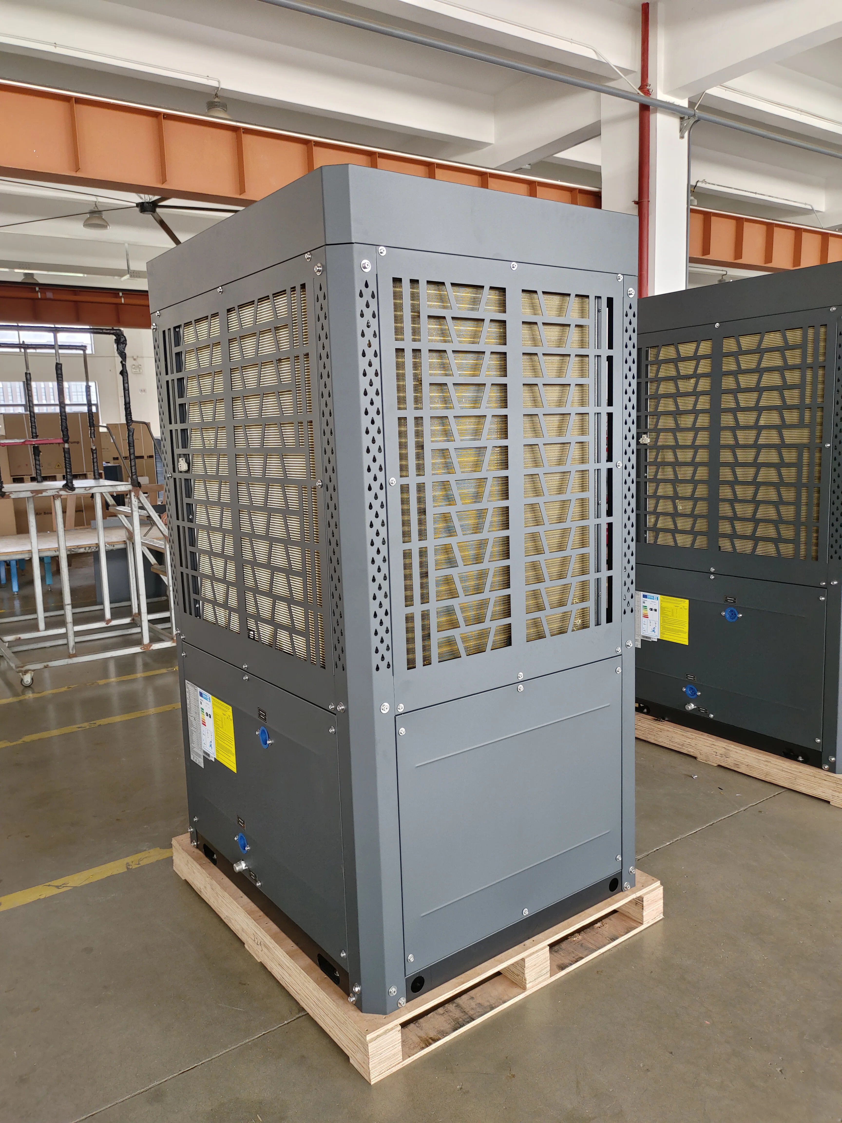 Sunrain Factory Europe Popular R290 50kw Commercial Monoblock Heating,Cooling  Hot Water Air Source Heat Pump