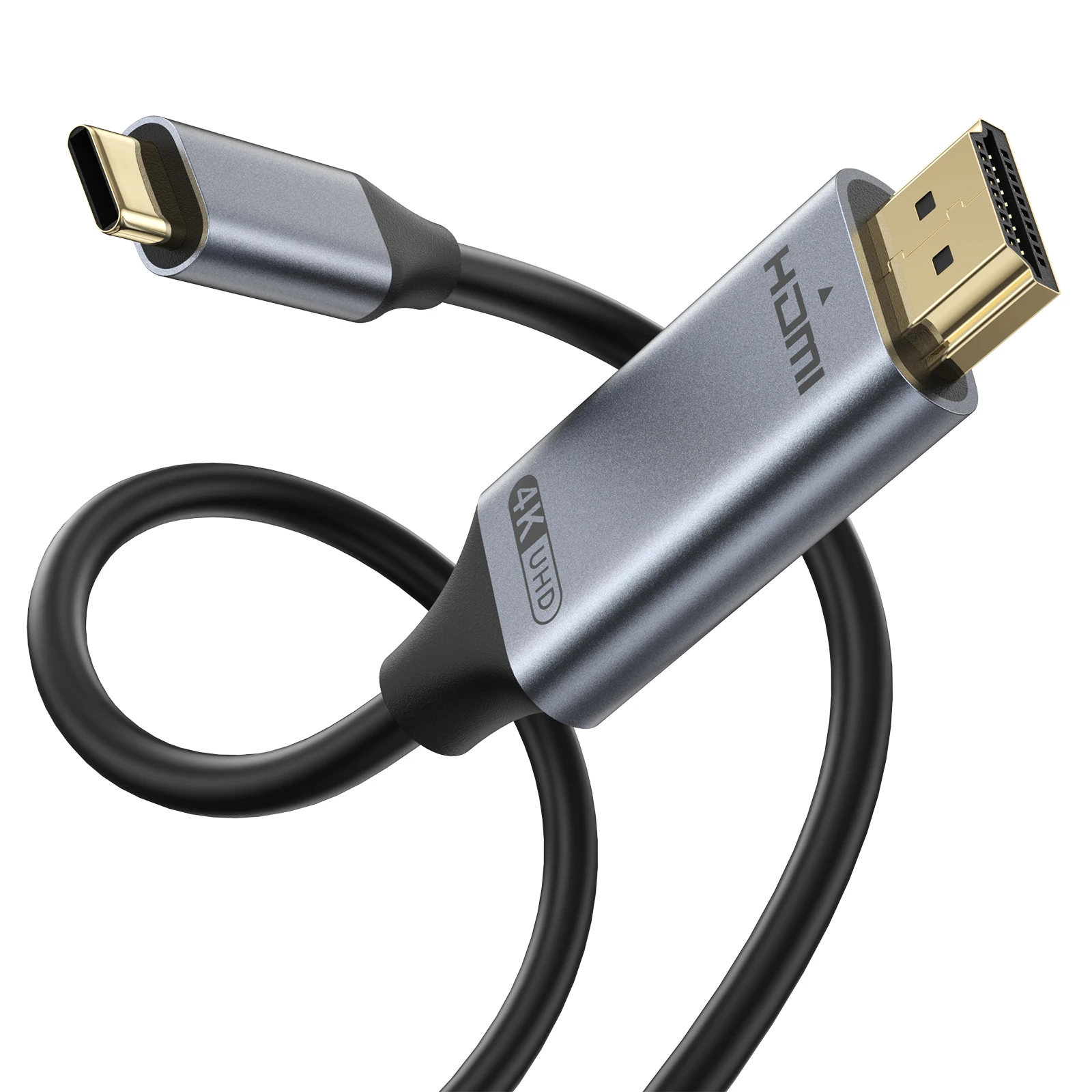 200cm USB C to HDMI Cable 4K 60Hz 30Hz Type C to HDMI-Compatible HDTV Cable For MacBook Air iPad TV Converter USB-C HDMI Adapter