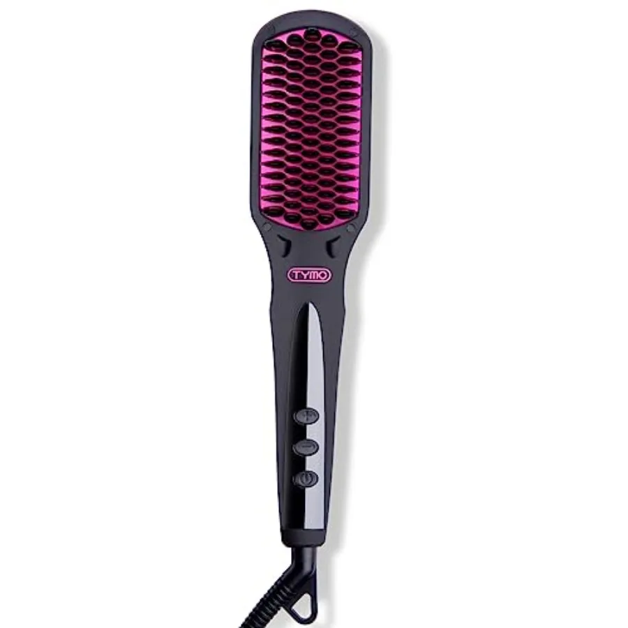 

TYMO Ionic Hair Straightener Brush - One-Step Hair Straightener for Women Straightening Brush with Negative Ions 16 Temp Settin