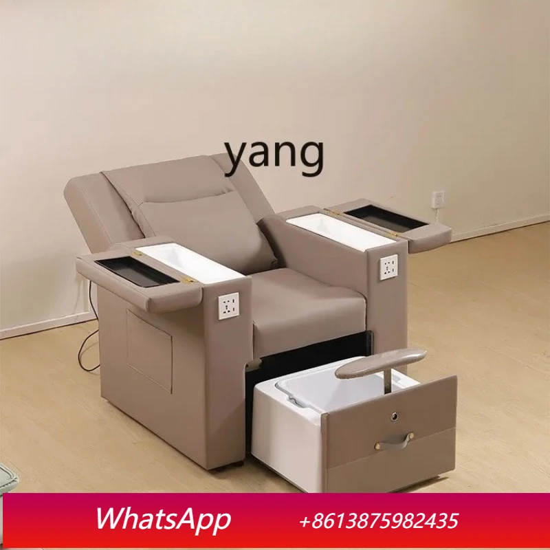 

LTT Nail Salon Electric Multifunctional Sofa Chair Modern Simple Wind Sitting and Reclining Foot Massage Chair