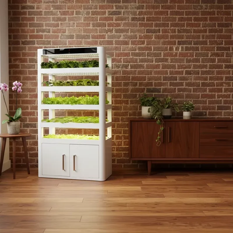Green Lifestyle M2 Carbon Steel Eco-Friendly Sensor Smart Indoor Farm 220V 110V 152 Plants Hydroponic Full Spectrum LED