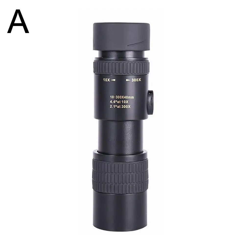 10-300X Zoom Metal HD Powerful Binoculars Long Range Quality Portable Professional Telescope Monocular For Hunting U2Y9