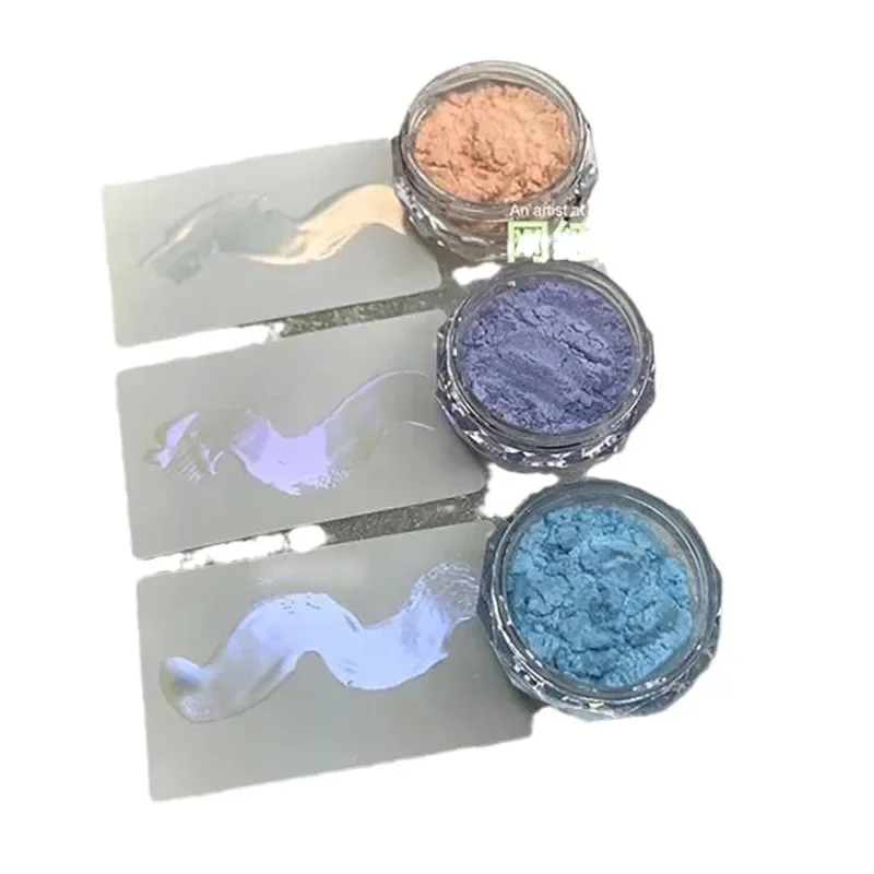 Poudre acrylique dégradée pour ongles, couleurs pastel, Aurora, glace, déconnexion de la peau, sirène, miroir, fournitures pour ongles