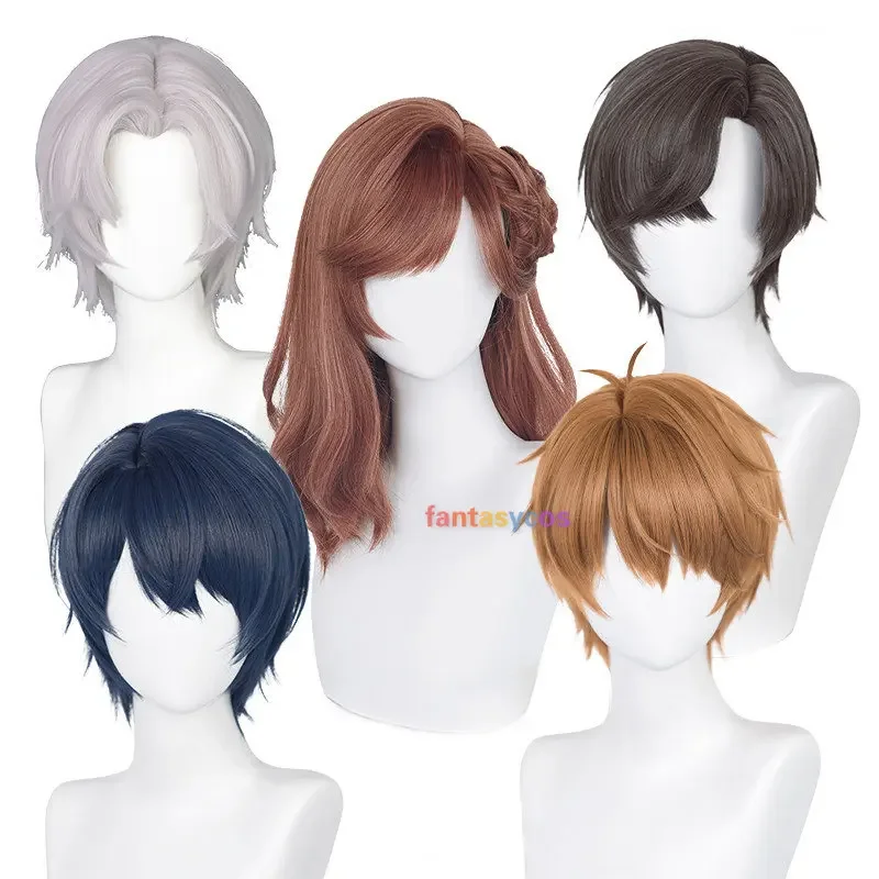 

Game Tears of Themis Artem Vilhelm Heroine Rose Marius Luke Cosplay Wig Heat Resistant Halloween Party Costume Role Play Wigs