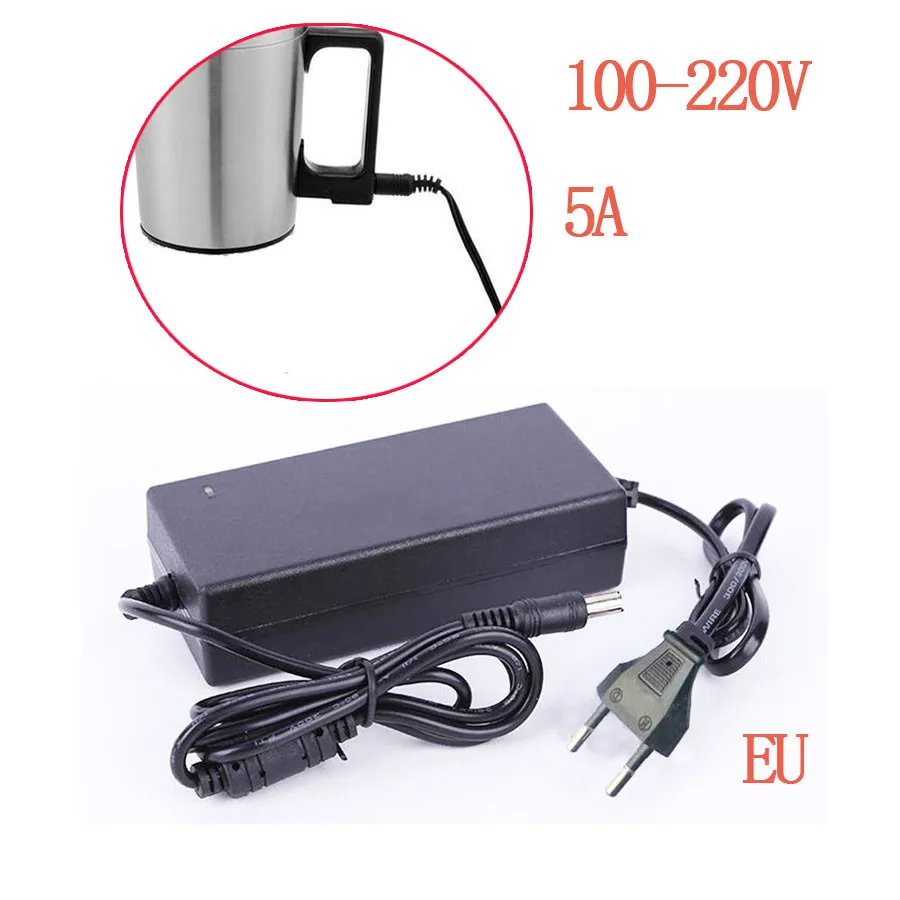 AC 110-220V EU Plug Adapter To DC 12V 5A Power Supply For Car Headlight Lens Professional Repairing Atomization Cup Tool