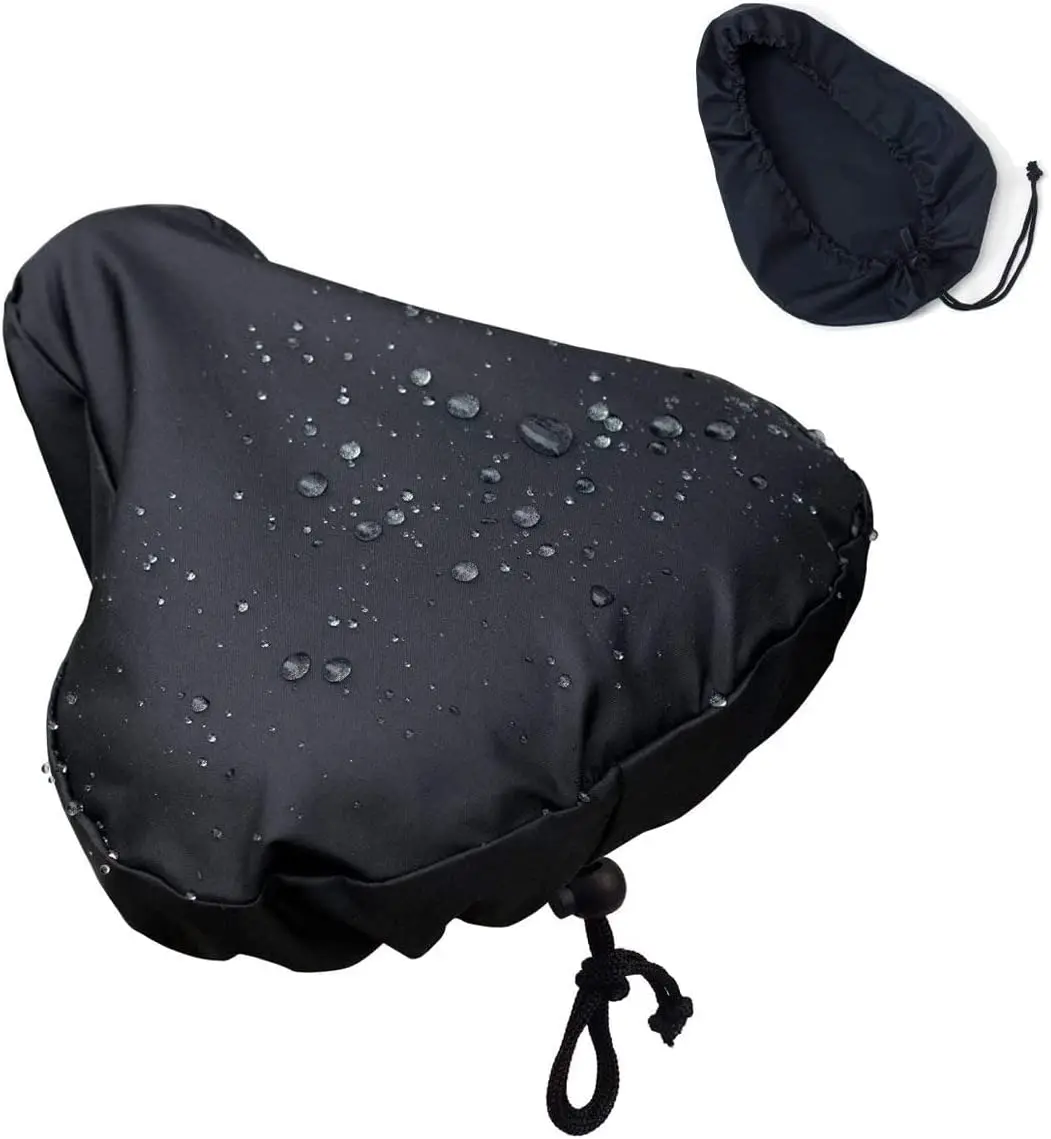 

Bike Seat Cover Bicycle Seat Rain Cover Waterproof Bike Cushion Seat Protector with Drawstring for Rainproof and Dust Resistant