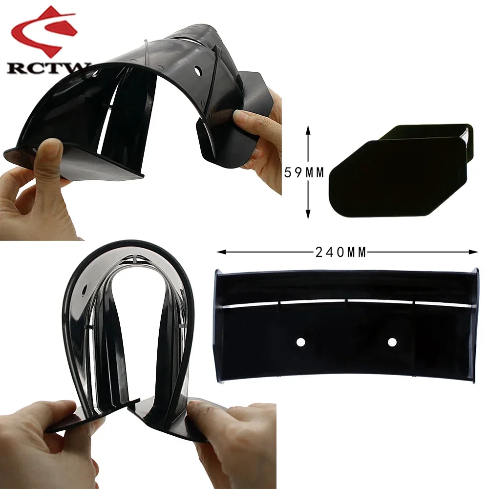 Kit de asa traseira de nylon anti-queda, de alta qualidade, para 1/5 hpi roofun baha kingmotor rovan baja 5b ss buggy caminhão rc peças de carro