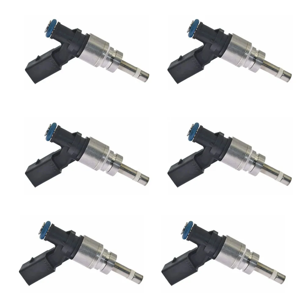 6Pcs Fuel Injectors For Volkswagen Audi A4 A5 A6 Q5 3.2L V6 2006-2012 06E906036C 06E906036F 06E906036E