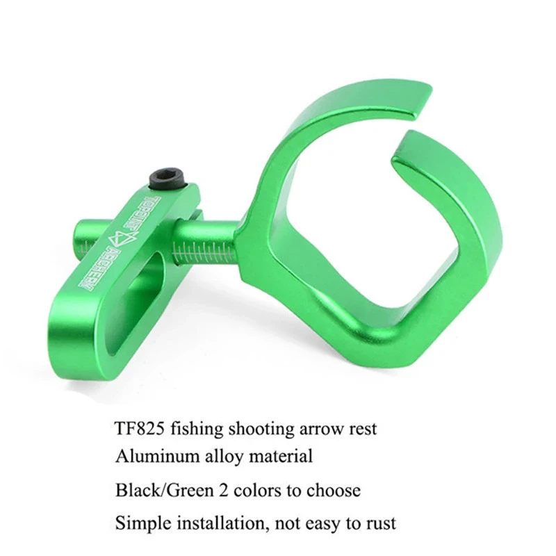 

1piece Fishing Arrow Rest Bowfishing Shooting Arrow Rest Aluminum Alloy Material Compound Bow For Archery Accessories TF825