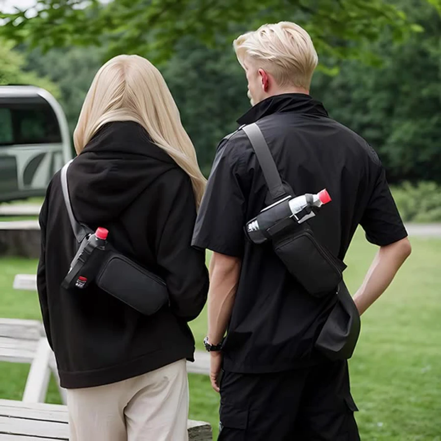 Marsupio sportivo da corsa, borsa a spalla per bollitore da esterno, borsa da corsa ultraleggera in nylon, marsupio da ciclismo, borsa per telefono resistente all'usura