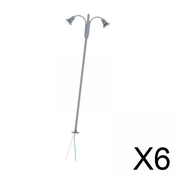 Scale Buildings Lights Miniature LED Street Lamp Model 1 87 Mini Houses DIY Kit for Garden Railway Decor