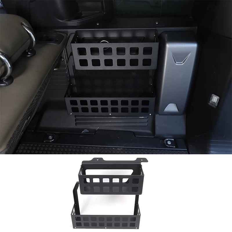 For Land Rover Defender 110 2020-2025 Aluminum Alloy Car Trunk Right Side Storage Basket Stowing Tidying Organiser Accessories