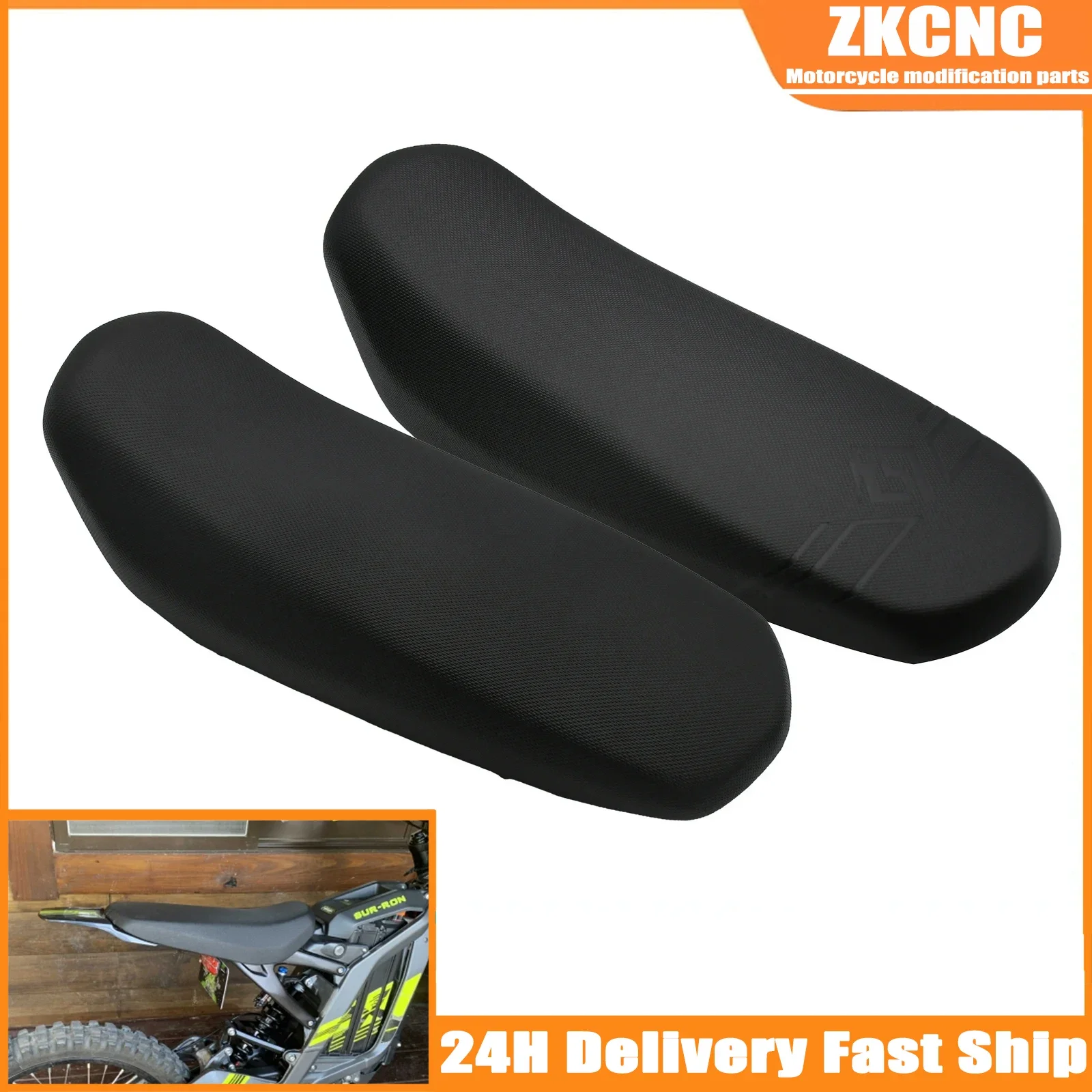 Per Surron bici elettrica Moto sella personalizzata Cafe Racer Seat About Sur Ron Parts accessori per Moto comodi in fibra di carbonio