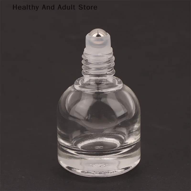 10 ミリリットルポータブル厚いガラスローラーエッセンシャルオイル香水ボトル旅行詰め替えローラーボールバイアルトラベルロールオンボトルバイアル