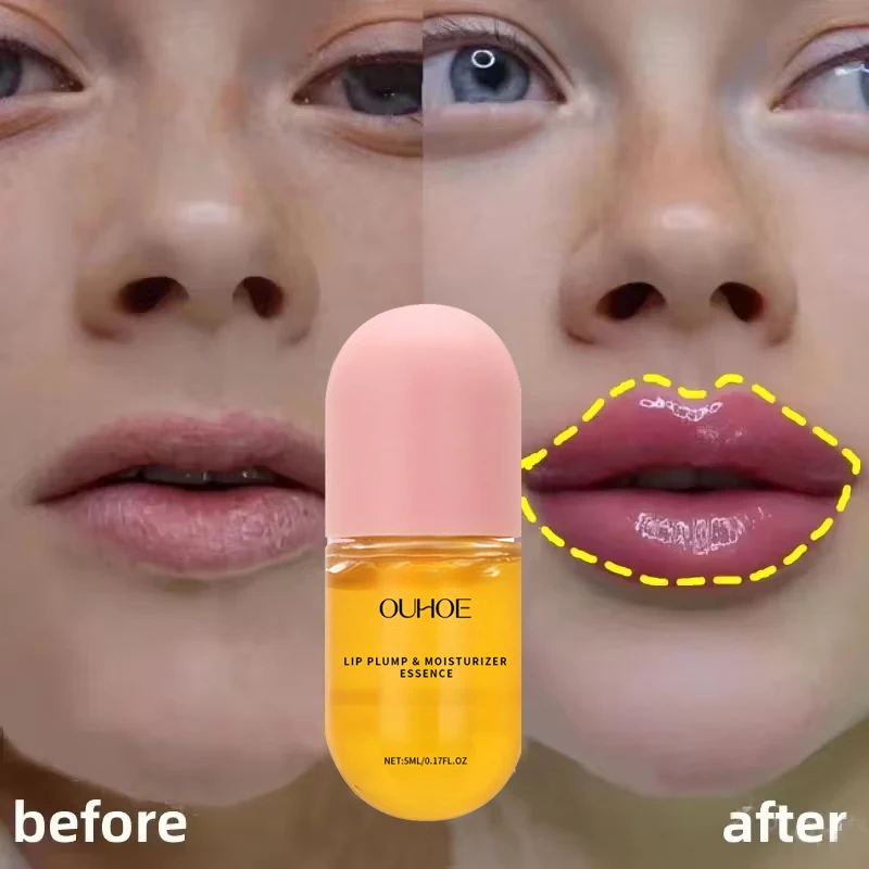 

Sexy﻿ Lip Plumper Oil Instant Volumising Lip Serum Long Lasting Moisturizing Reduce Lip Fine Lines Increase Elasticity Cosmetics