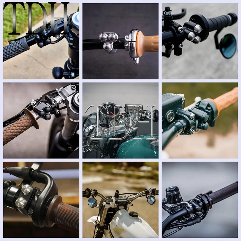 Motorrad-Momentschalter, Lenker, verstellbare Halterungsschalter, EIN-AUS, 2 und 3 Tasten, Scheinwerferhorn, Start-Kill-Schalter, 1 Zoll, 22–25 mm – Detail 1