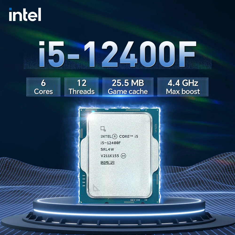 معالج Intel Core i5 12400F 2.5 جيجا هرتز 6-Core 12-Thread CPU LGA 1700 65W 10NM L3=18M بدون مبرد #1