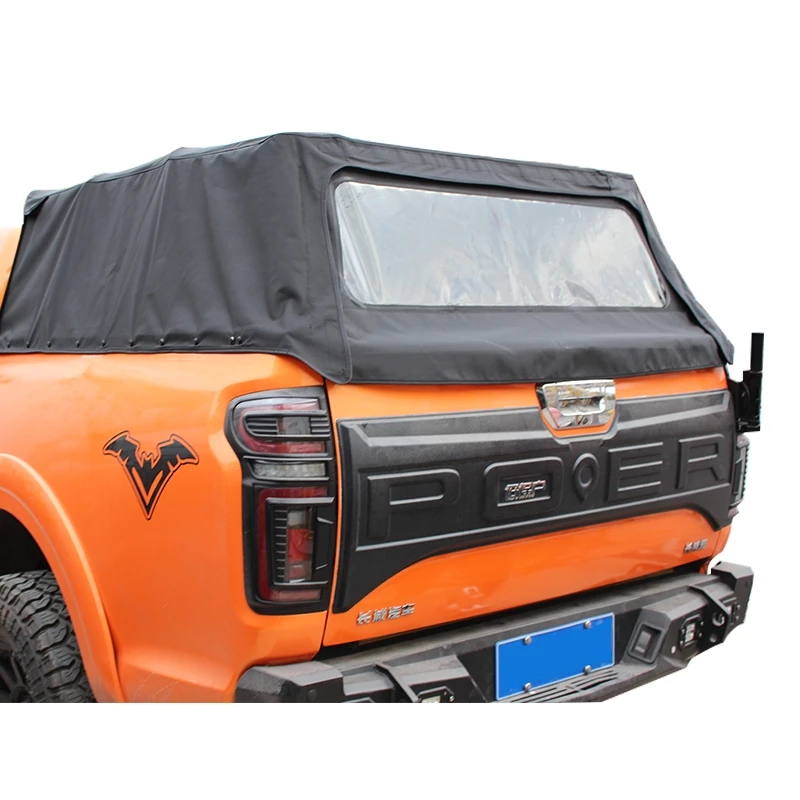 Soft Foldable Pickup Truck Canopy Topper For Vigo Revo Ranger 2023 And So on