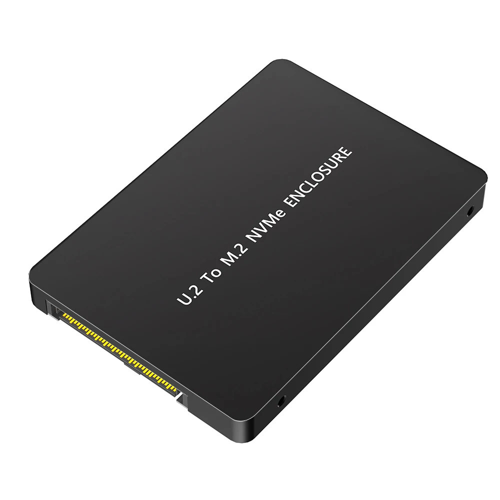 New Version M.2(NGFF) NVMe SSD to U.2 (SFF-8639) 2.5' SSD Adapter, Convert M.2 NVMe SSD to U.2 Not for SATA, Black