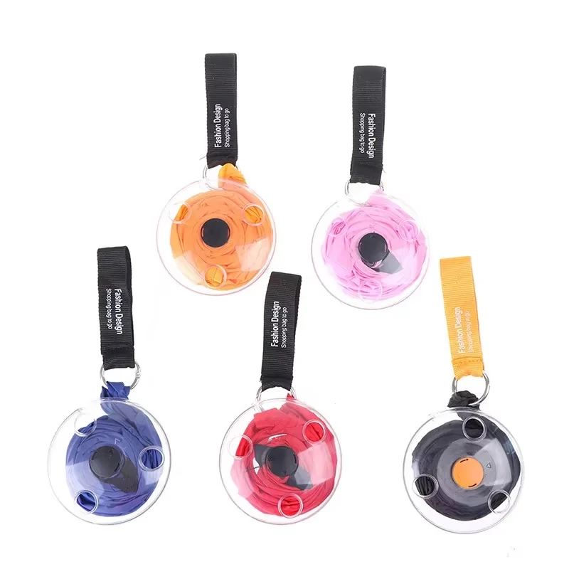 

1pc Folding and Stretching Storage Bag Supermarket Convenient Shopping Bag Rotating Storage Bag Small Disc Shopping Bag