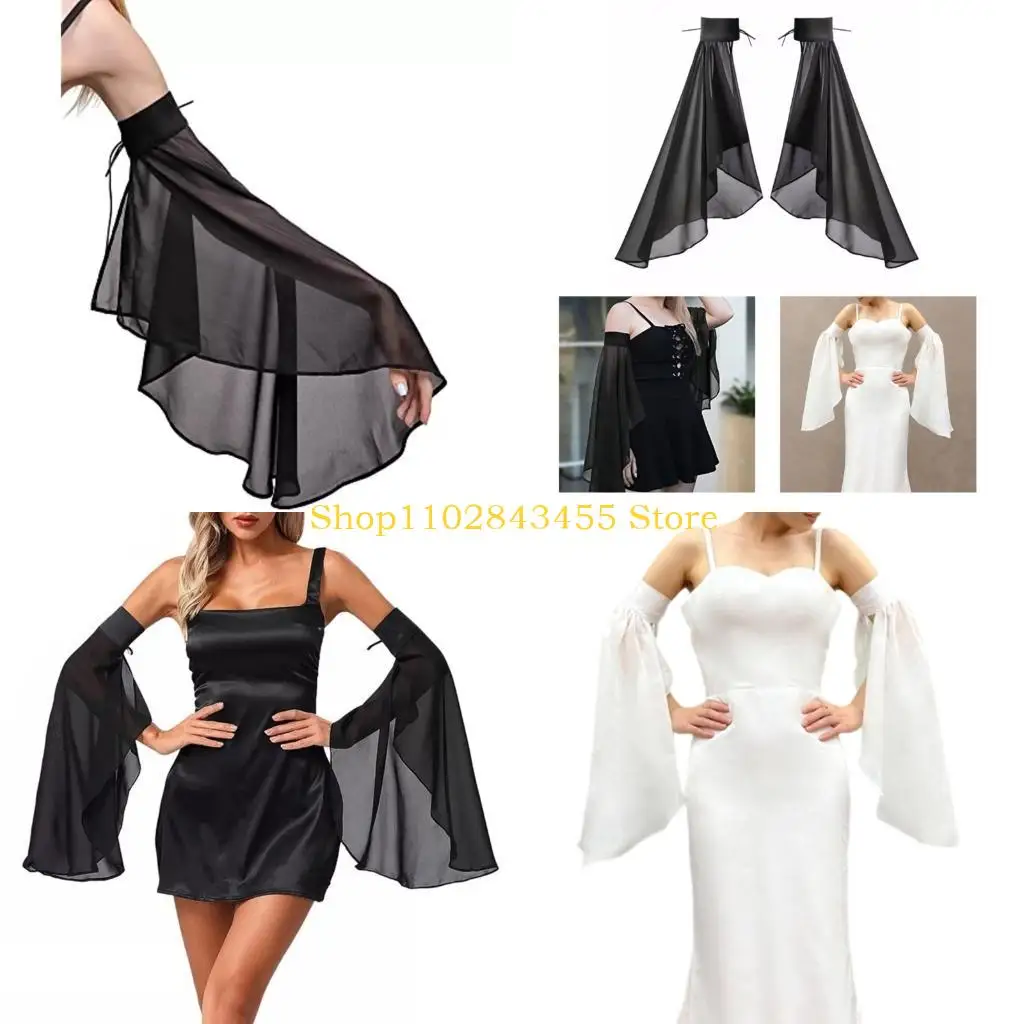 manches-mariee-blanches-49mc-manchettes-elastiques-confortables-accessoire-mariage-essentiel