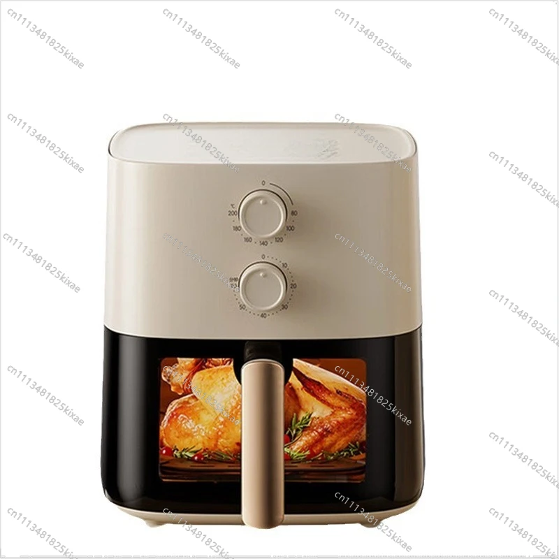 For QZG-J15M1 Air Fryer 5 Liters Without Turning Over Multi-function Micro-steam Tender Baking Double Knob Control