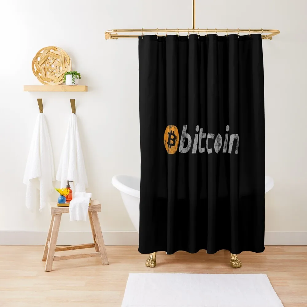 

Bitcoin cryptocurrency - Bitcoin BTC Shower Curtain Waterproof Fabric Shower Shower For Bathroom Curtain