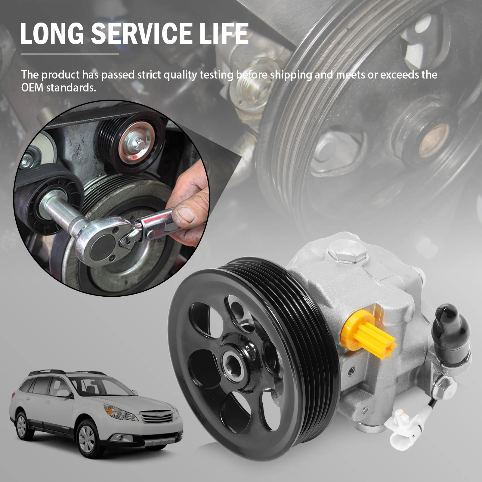 

Насос гидроусилителя руля со шкивом для Legacy Outback 2010-2014 2,5 л 3,6 л 21-480 21480 21660 34430AJ020 34430AJ021