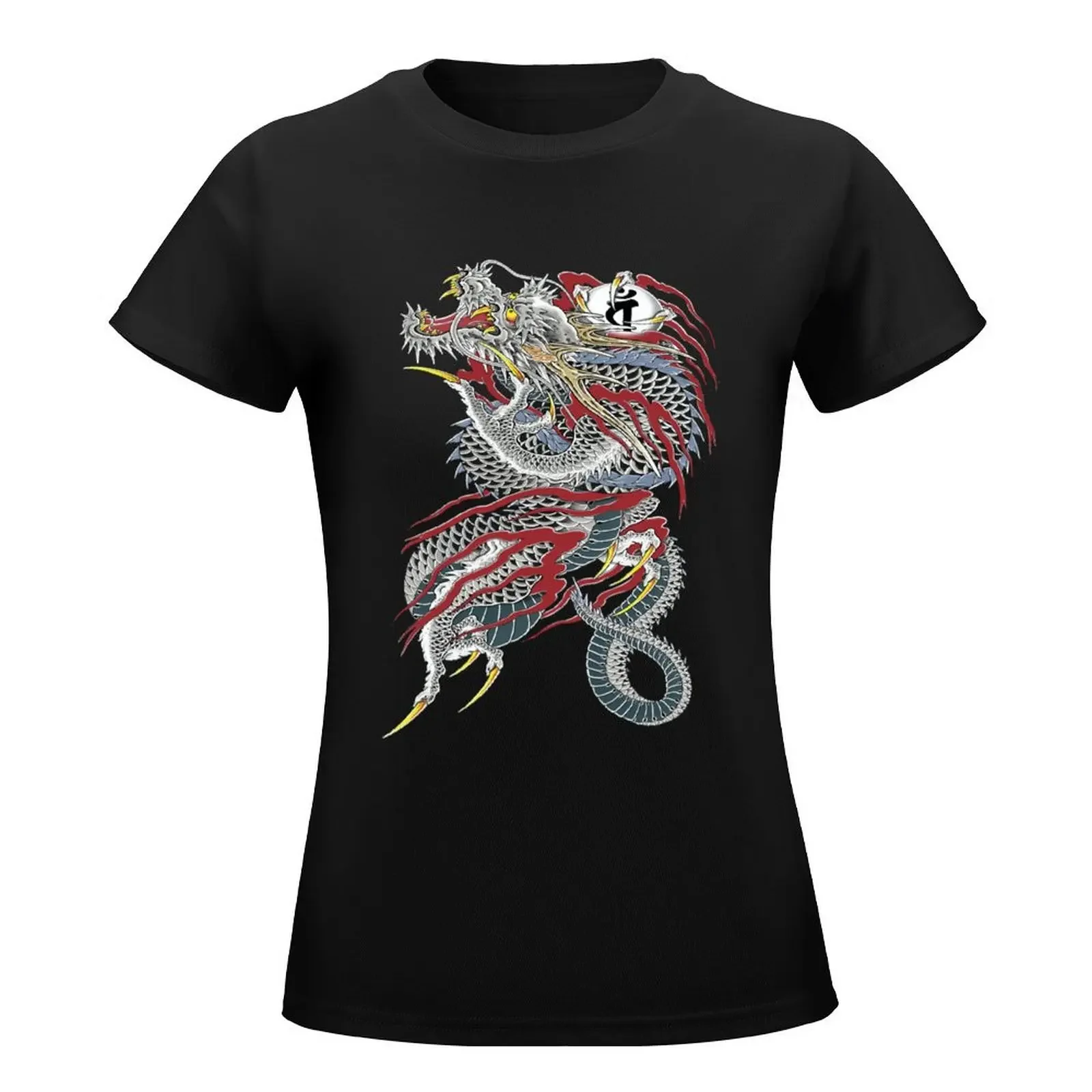 Kiryu kazuma dragon of dojima (yakuza) T-Shirt summer clothes lady clothes tops Short sleeve tee T-shirt Women