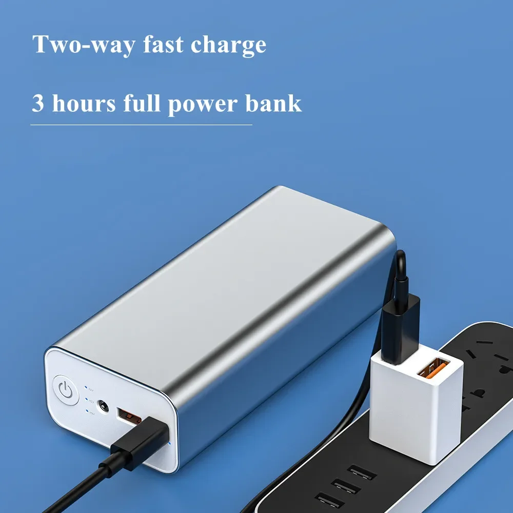 Imagem -02 - Banco de Potência de Carga Rápida Portátil Bateria Externa Powerbank para Macbook Xiaomi Notebook Iphone pd 65w 30000mah