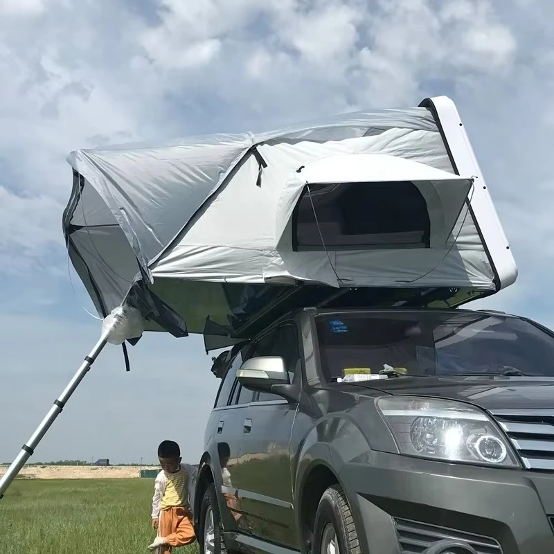 Automatic Open Car Roof Tent ultra Light ultra Thin Car Camping Automatic Hard Top Shell Outdoor Self Driving Tour