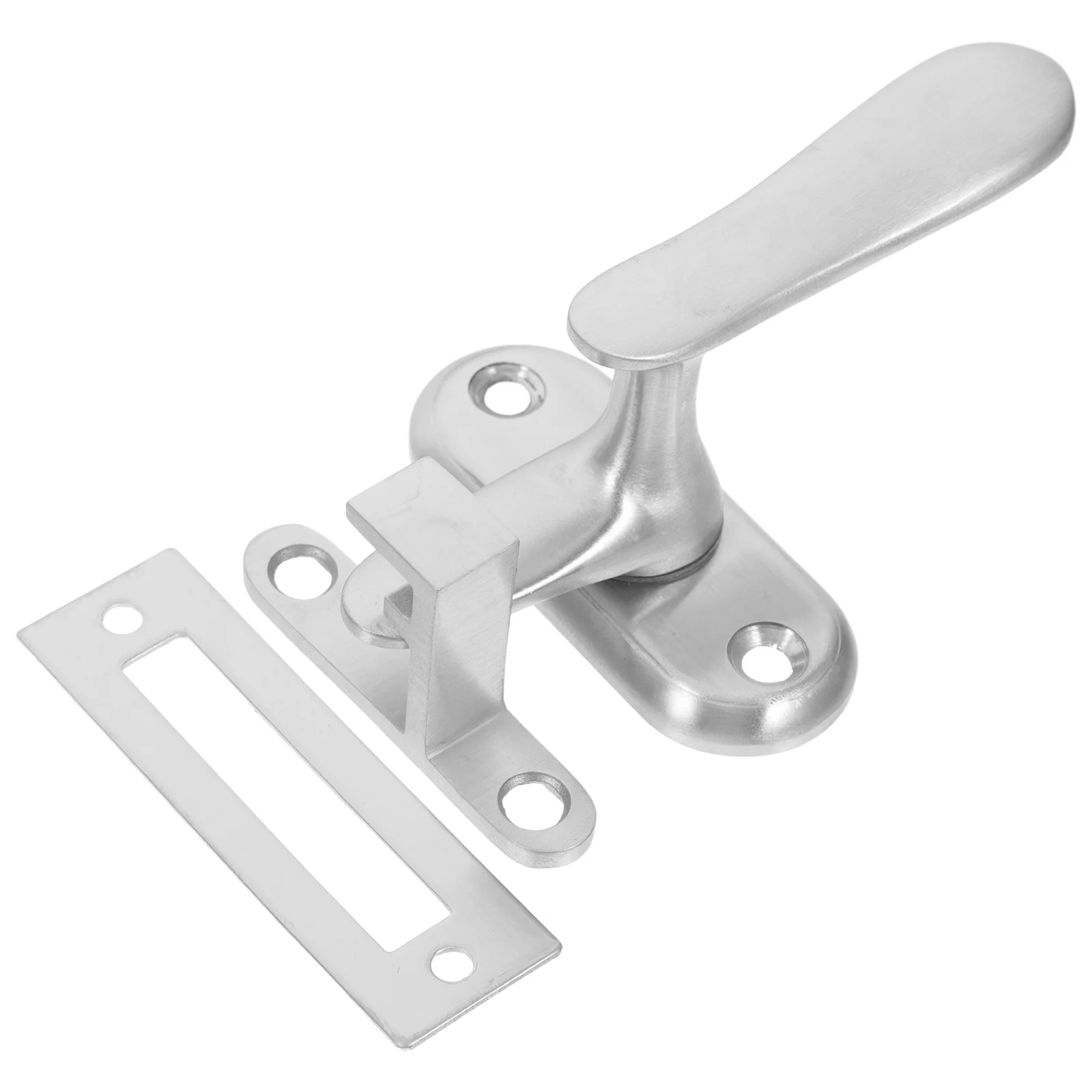 

1pc Stainless Steel Door Buckle Lock Heavy Duty Security Latch Hardware Sliding Bolt Window Locks Easy Install Durable