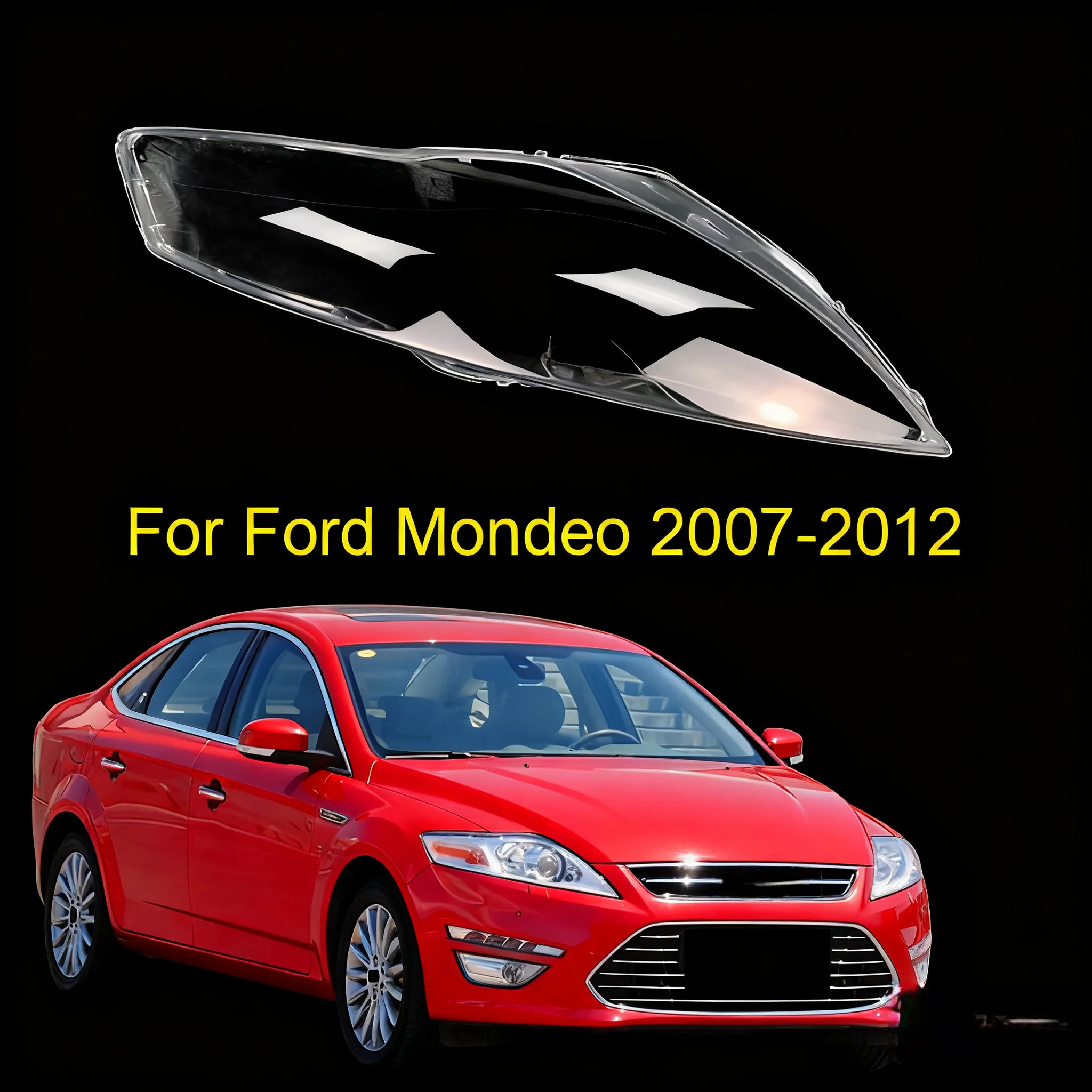 

Headlight Lampshade For Ford Mondeo 2007 2008 2009 2010 2011 2012 Left / Right Replacement Lens Shell Clear Lens Lamp