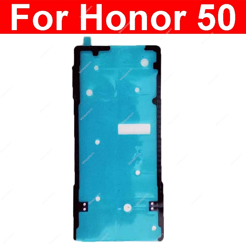 

Клейкая лента для ЖК-экрана для Honor 50, задняя крышка батарейного отсека, наклейка, клейкая клейкая лента, наклейка на заднюю крышку, клейкие детали