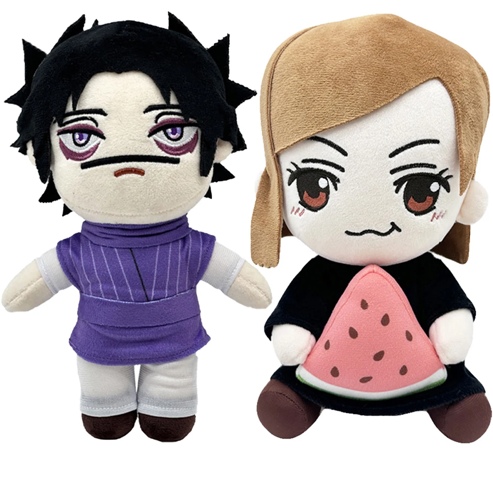 Anime JJK Kugisaki Nobara Prison Realm Chōsō Plush Dolls Cute Watermelon Sitting Taito Plush Game Enthusiasts Collect Gifts