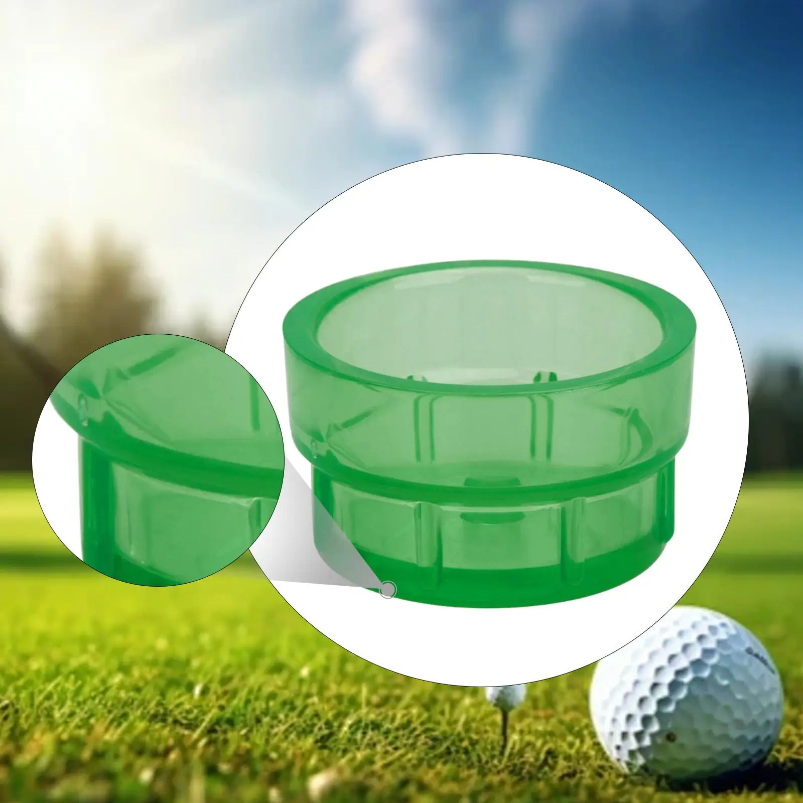 

Golf Ball Marker, for Golfer to Enhance Putting Accuracy, Golf Ball Line Marker Tool Accessories, Easily Use, Portable