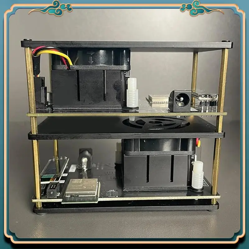 (جديد)-Bitaxe BM1397 640GH/S جهاز تعدين Bitcoin عالي الكفاءة ASIC جهاز تعدين منفرد لـ BTC Crypto Currencys Powerhouse