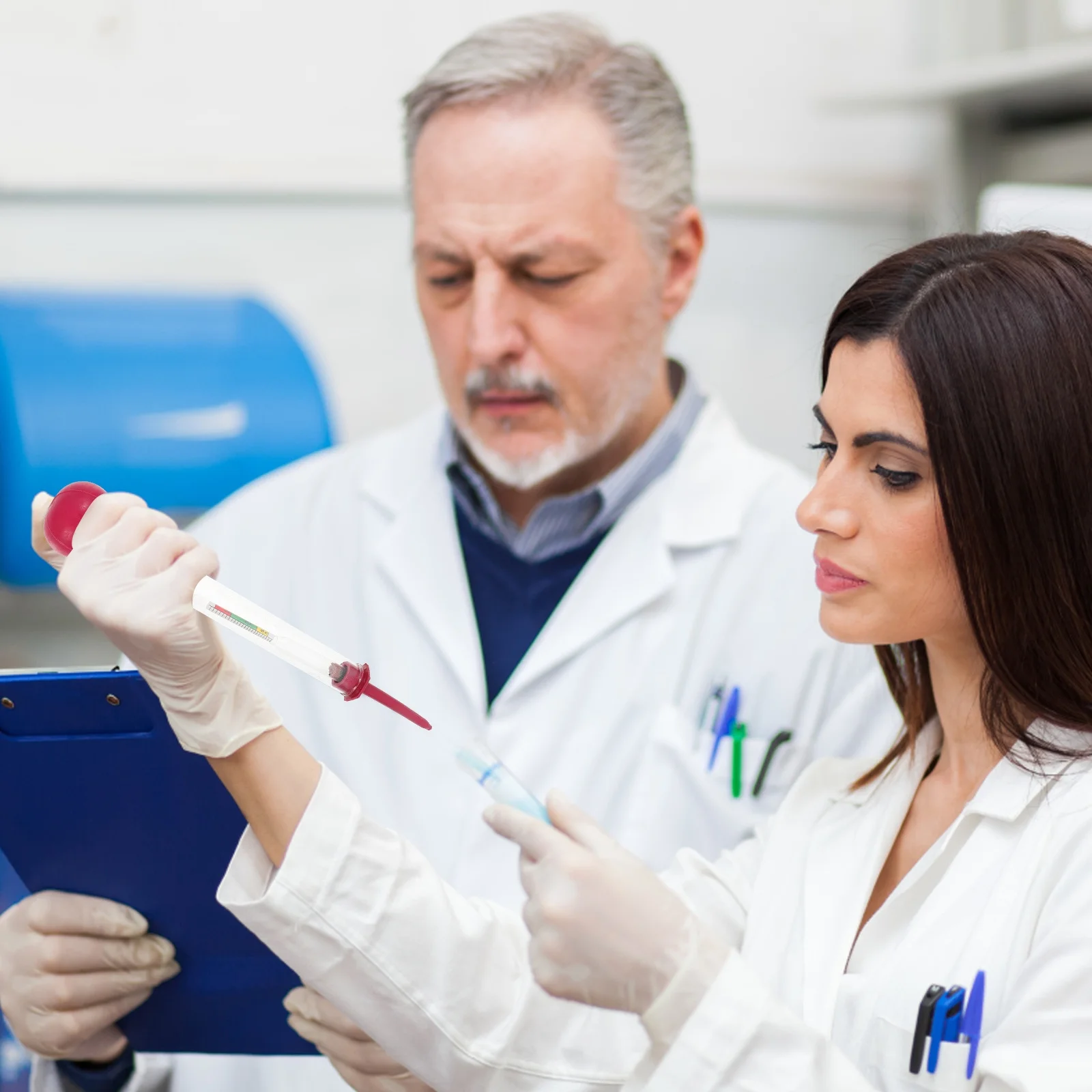 2Pcs Electrolytic Hydrometer Suction Type Glass Density Meter Practical -Hydraulic Hydrometer for