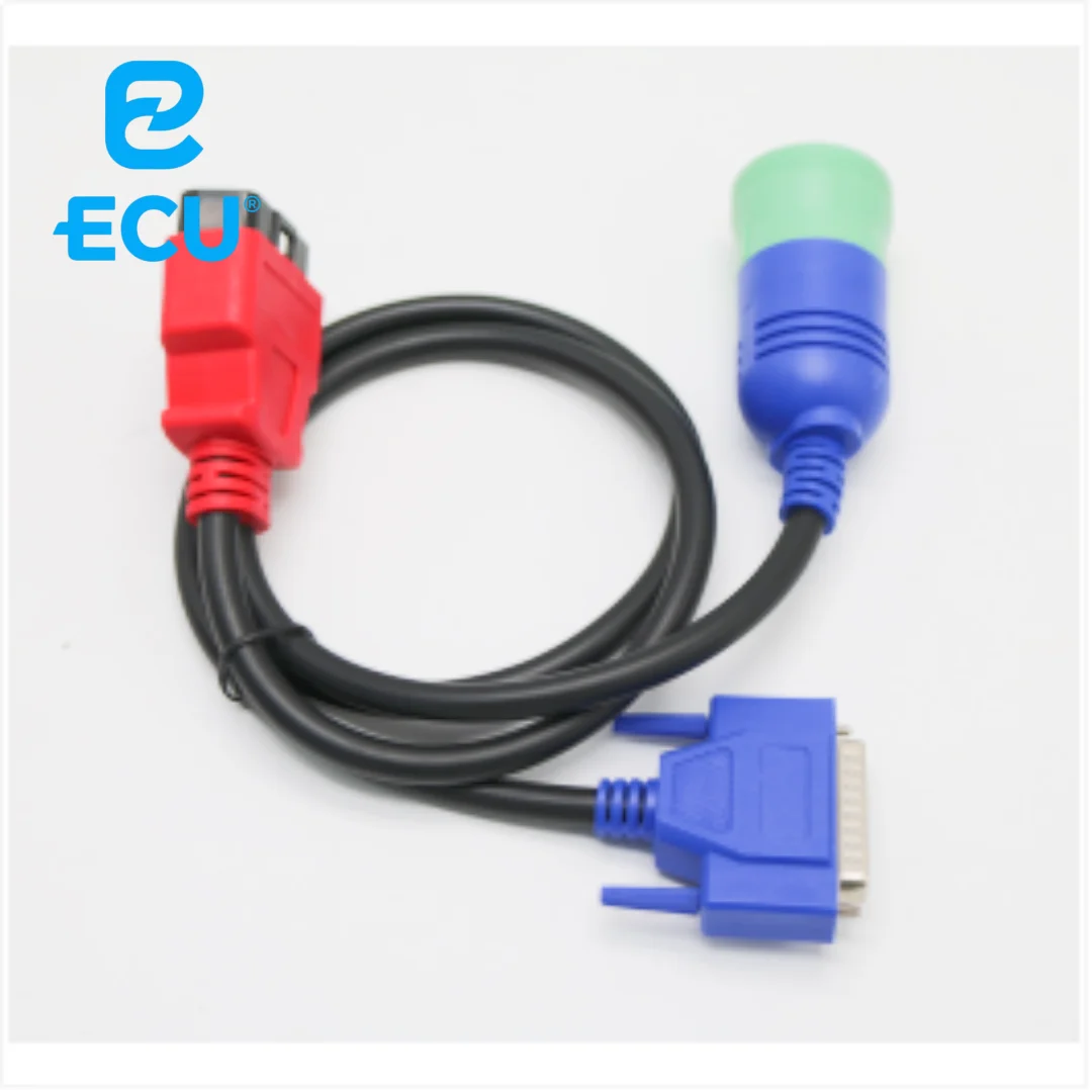 9-Pin + OBD Cable for CNH DPA5 Electronic Service Tool Agricultural Diagnostic Scanner