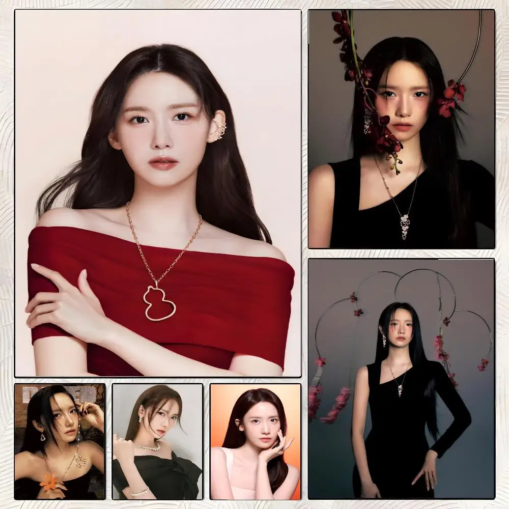 I-Im Yoon-ah Poster Classic Poster HD Art Sticky Wall Waterproof Home Living Room Bedroom Bar Aesthetic Decoration