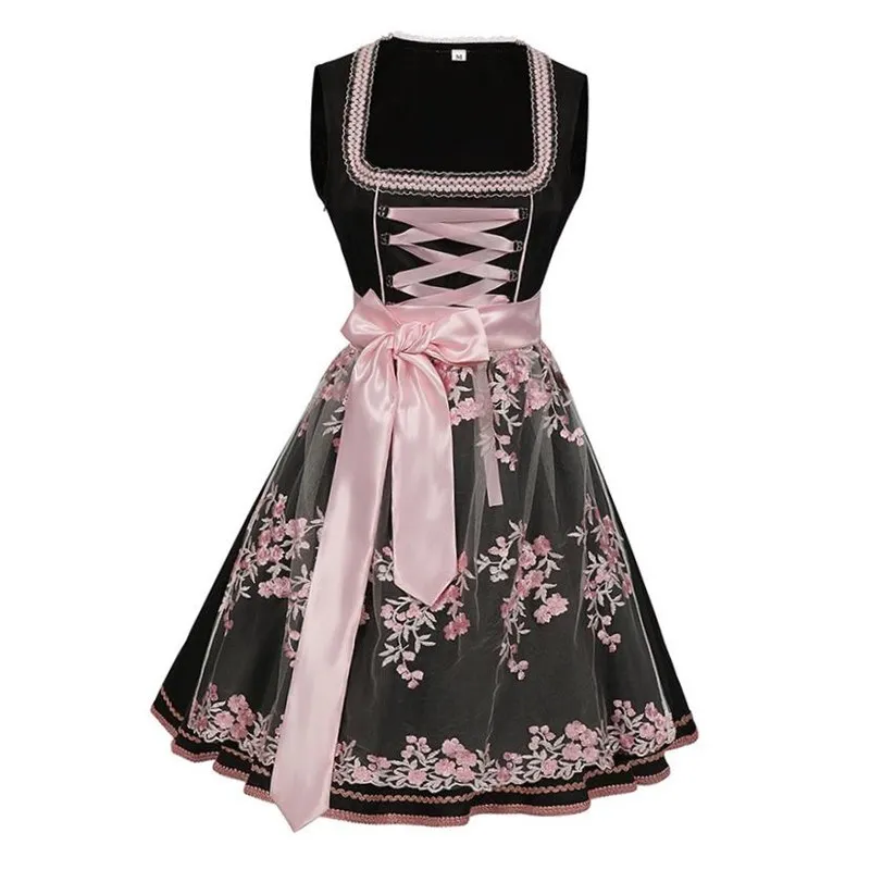 Halloween Deutsches Bierfest Kostüm Damen Hosenträgerhose Traditionelle ethnische Sle Bühnenaufführungskleidung